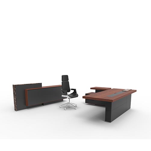 Eink3.2米实木办公桌 - 3.2米实木班台